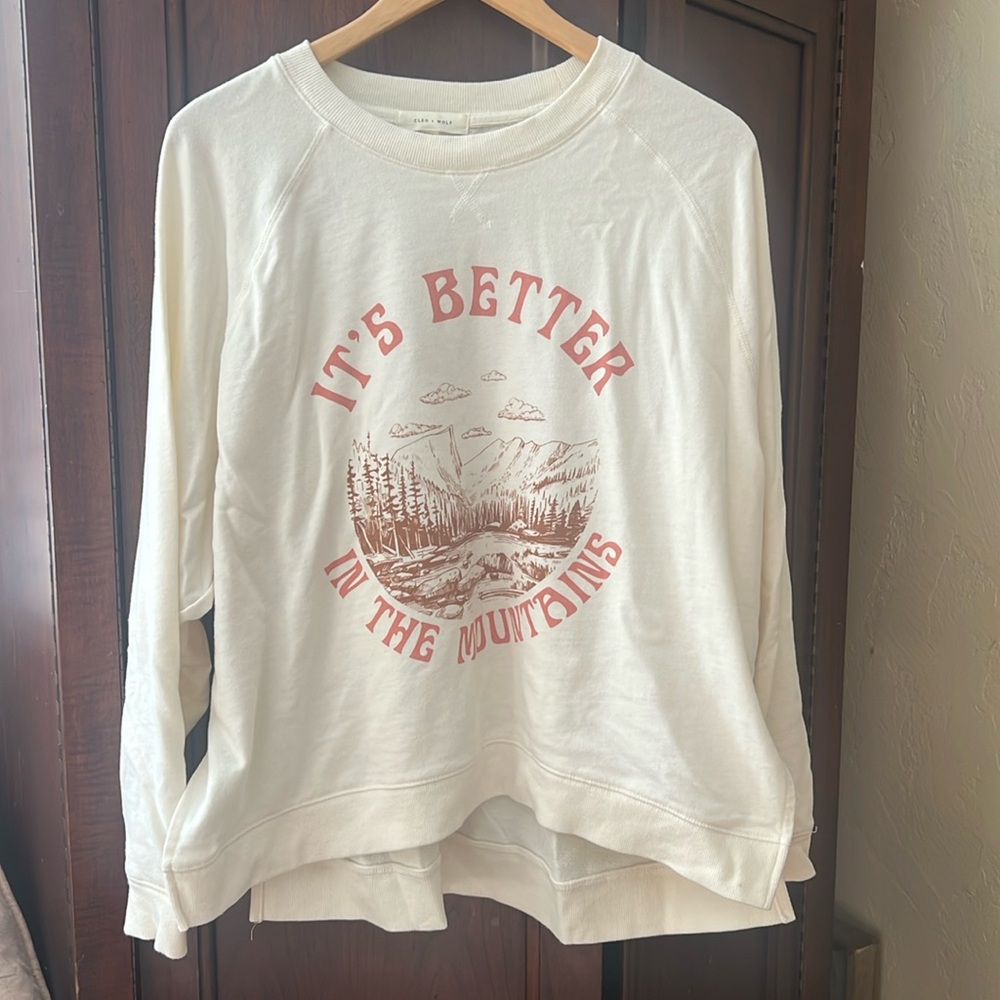 CLEO & WOLF Mountains Sweatshirt M
